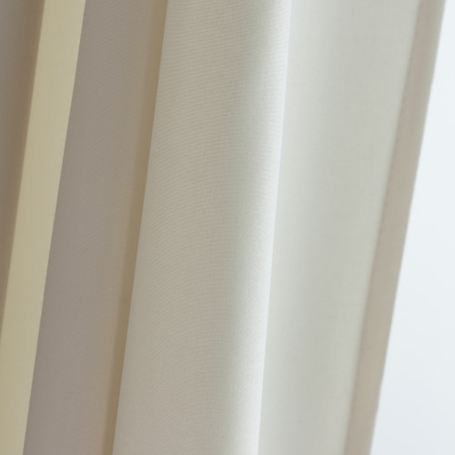 Rideau obscurcissant thermique, Stop-froid plus ivoire l.140 x H.250 cm - Centrale Brico