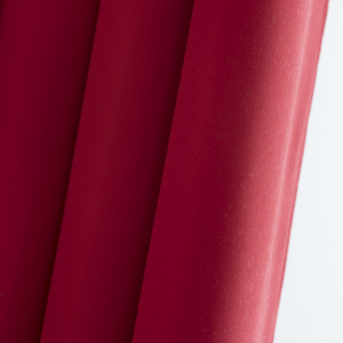 Rideau obscurcissant thermique, Stop-froid plus rouge l.140 x H.250 cm - Centrale Brico