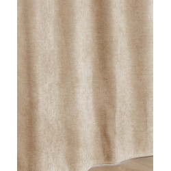 Rideau occultant thermique, Alaska beige l.140 x H.260 cm - LINDER