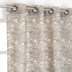 Rideau tamisant, Botany beige l.138 x H.260 cm - Centrale Brico