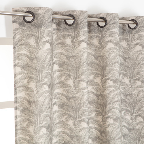 Rideau tamisant, Botany beige l.138 x H.260 cm - Centrale Brico