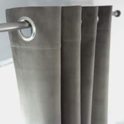 Rideau tamisant, Cambridge taupe l.140 x H.260 cm - Centrale Brico