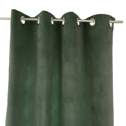 Rideau tamisant, Cambridge vert forêt l.140 x H.260 cm - Centrale Brico