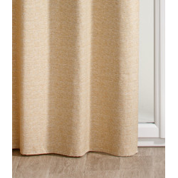 Rideau tamisant, Desert marbrures jaune l.140 x H.260 cm - Centrale Brico