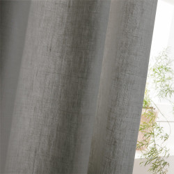 Rideau tamisant, Metis gris l.135 x H.260 cm LINDER - LINDER