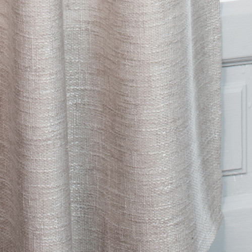 Rideau tamisant, Whool beige l.140 x H.260 cm - Centrale Brico