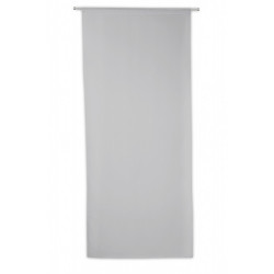 Vitrage tamisant, Leo gris galet n°5 l.90 x H.210 cm - Centrale Brico