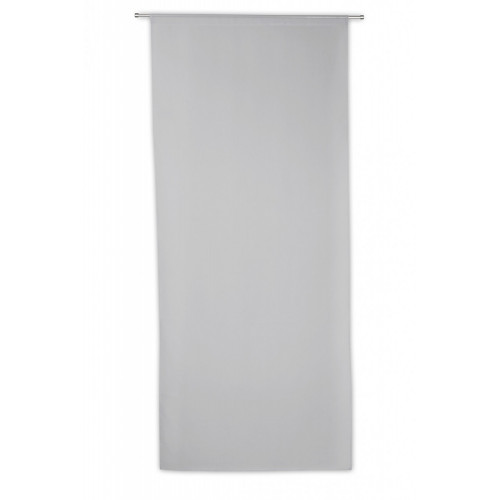 Vitrage tamisant, Leo gris galet n°5 l.90 x H.210 cm - Centrale Brico