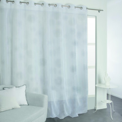 Voilage tamisant blanc l.285 x H.240 cm - Centrale Brico