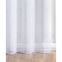 Voilage tamisant, Confort bleu l.140 x H.240 cm - Centrale Brico