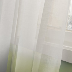 Voilage tamisant, Derry blanc l.140 x H.240 cm - Centrale Brico