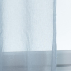 Voilage tamisant, Irisé gris l.140 x H.240 cm - Centrale Brico