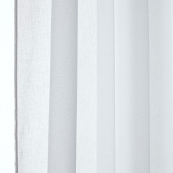 Voilage tamisant, Linette blanc l.145 x H.240 cm - LINDER