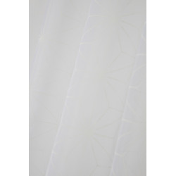 Voilage tamisant, New flocon blanc l.140 x H.250 cm - Centrale Brico