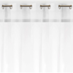 Voilage tamisant, Plein jour blanc l.300 x H.250 cm - Centrale Brico