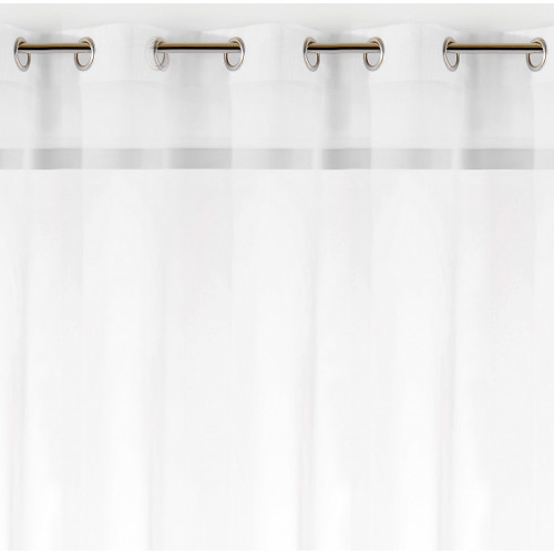 Voilage tamisant, Plein jour blanc l.300 x H.250 cm - Centrale Brico