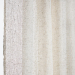 Voilage tamisant, Rio naturel l.140 x H.240 cm - Centrale Brico