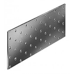 Platine multitrous galvanisé, 120x40x2 mm - GAH ALBERTS