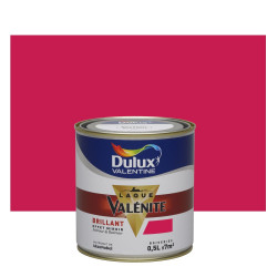 Peinture laque boiserie Valénite rouge madras brillant 0,5 L - DULUX VALENTINE de marque DULUX VALENTINE, référence: B6638800
