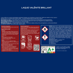 Peinture laque boiserie Valénite rouge madras brillant 0,5 L - DULUX VALENTINE - DULUX VALENTINE