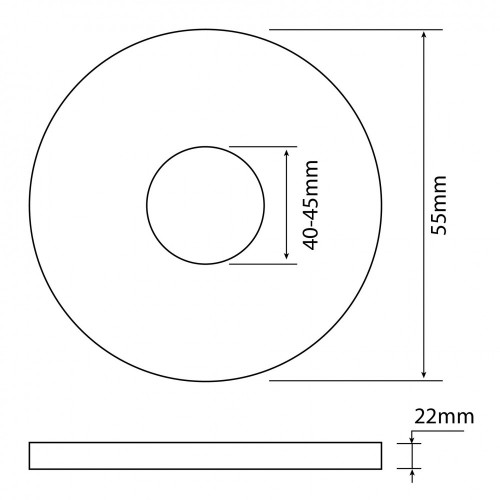 Raccord caoutchouc pour goulotte pour sortie de cuvette ECOPRO l.5.5 x H.0.5 x P - SOMATHERM FOR YOU