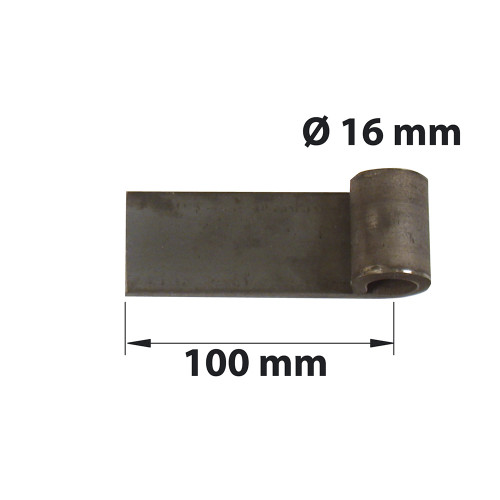 Noeud acier brut, H.40 x L.100 x P.30 mm - AFBAT