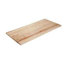 Plateau établi pin pin noueux, L.150 x l.60 cm x Ep.34 mm de marque Centrale Brico, référence: B6653600