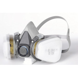 Masque de protection à cartouche peinture et vernis A2P2 3M - 3M