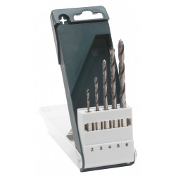 Coffret de 5 forets bois BOSCH, Diam.2-3-4-5-6 mm - BOSCH