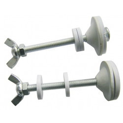 Lot de 2 fixations pour réservoir, l.8 x H.12.5 cm de marque Centrale Brico, référence: B6660200