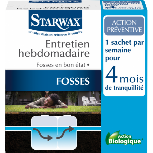 Entretien hebdomadaire pour fosses 4 mois STARWAX 0.45 kg - Starwax