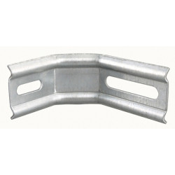 Equerre 3 pans Galvanisé GAH ALBERTS, 140x30x72 mm - GAH ALBERTS