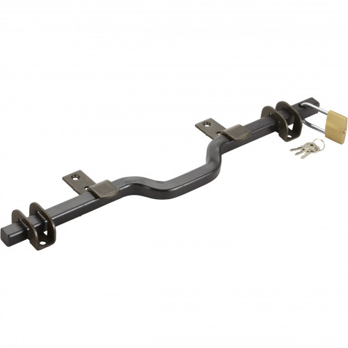 Barre de sécurité en acier zingué pour volets, L.41 cm - AFBAT