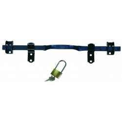 Barre de sécurité en acier zingué pour volets, L.41 cm - AFBAT