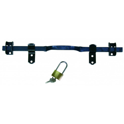 Barre de sécurité en acier zingué pour volets, L.41 cm - AFBAT