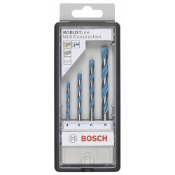 Lot de 4 forets multiconstruction multimatériau, Diam.4 à 8 mm BOSCH de marque BOSCH, référence: B6665400
