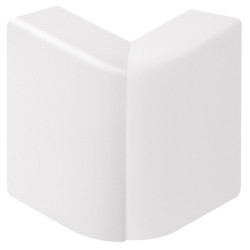 Angle extérieur blanc pour plinthe, H. 13 x P.5 cm - TEHALIT