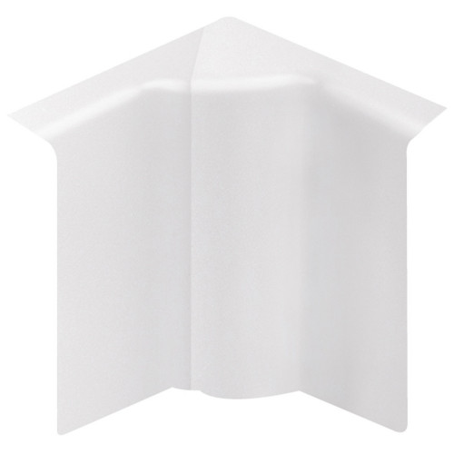 Angle intérieur blanc pour plinthe, H.8 x P.2 cm - TEHALIT