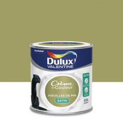 Peinture mur Crème de couleur aiguilles de pin satin 0,5 L - DULUX VALENTINE de marque DULUX VALENTINE, référence: B6668900