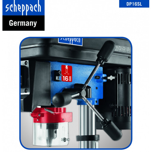 Perceuse à colonne SCHEPPACH Dp16sl, 550 W - SCHEPPACH