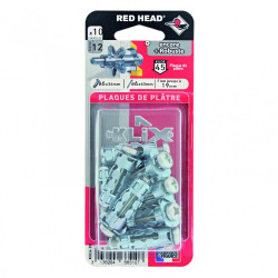 Lot de 10 chevilles et vis à expansion RED HEAD, Diam.6 x L.34 mm de marque Red head, référence: B6677900
