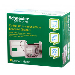 Coffret de communication SCHNEIDER ELECTRIC 1 fila - SCHNEIDER ELECTRIC