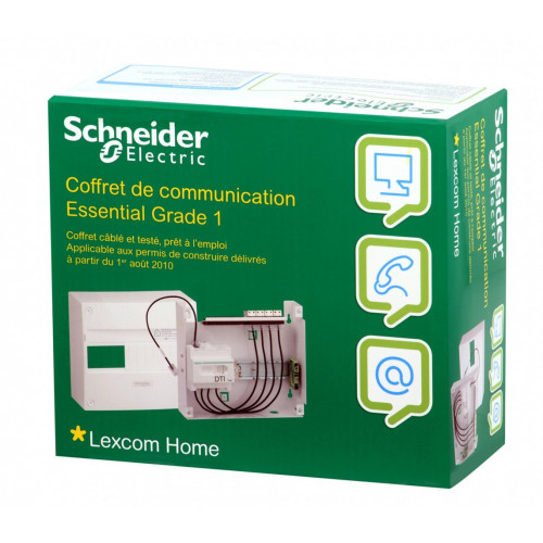 Coffret de communication SCHNEIDER ELECTRIC 1 fila - SCHNEIDER ELECTRIC
