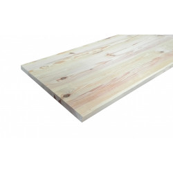 Plateau de table pin, L.120 x l.70 cm x Ep.18 mm - Centrale Brico