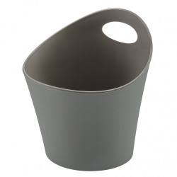 Pot range-couverts plastique gris-gris n°1 L.12 x H.13 cm de marque Centrale Brico, référence: B6685300