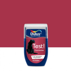 Testeur peinture Crème de couleur framboise satin 30 mL - DULUX VALENTINE de marque DULUX VALENTINE, référence: B6688900