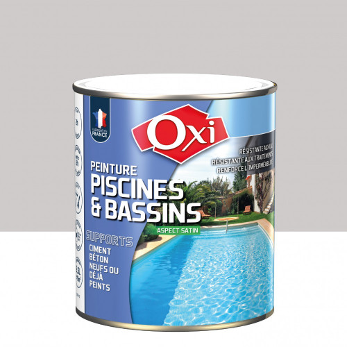 Peinture piscine et bassin extérieur OXYTOL, gris, 2.5 l - OXI