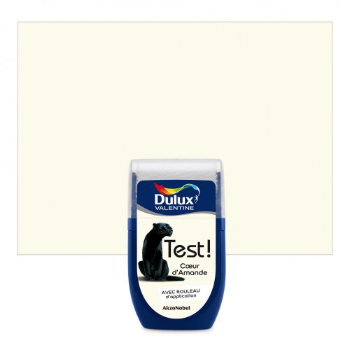 Testeur peinture Crème de couleur cœur amande mat 30 mL - DULUX VALENTINE - DULUX VALENTINE
