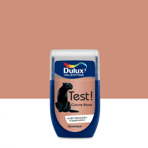 Testeur peinture Crème de couleur cuivre rose mat 30 mL - DULUX VALENTINE - DULUX VALENTINE