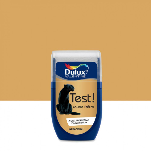 Testeur peinture Crème de couleur jaune rétro mat 30 mL - DULUX VALENTINE - DULUX VALENTINE